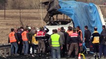 Tıra çarpan yolcu otobüsü alev aldı - Başsavcı Yurdagül'ün açıklaması - ÇORUM