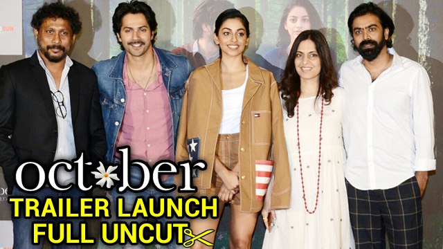 October Trailer Launch Event By Varun Dhawan, Banita Sandhu, Shoojit Sircar