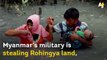 Is Myanmar hiding its crimes by building military bases on destroyed Rohingya villages?