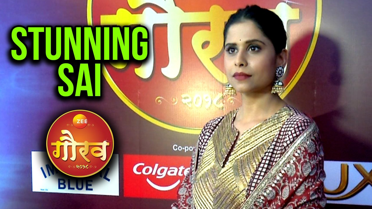 Sai Tamhankar At Zee Gaurav Awards 2018 | Zee Marathi | Raakshas Marathi Movie 2018