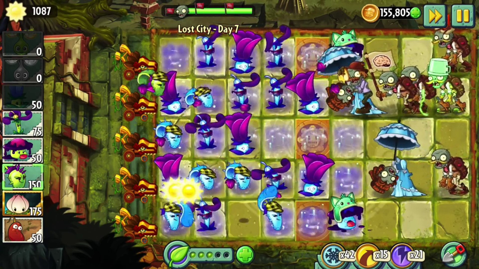 Plants vs Zombies 2 Its About Time - Electric vs Shadow Plants - Team vs  Team PVZ 2 Primal Game - video Dailymotion