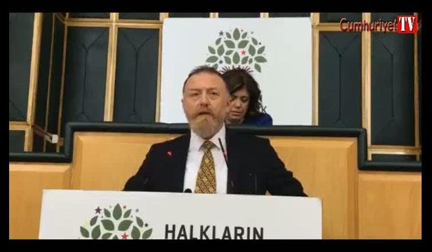 HDP Eş Genel Başkanı Sezai Temelli: Kalkmış, Kürt halkına kurt işareti yapıyor