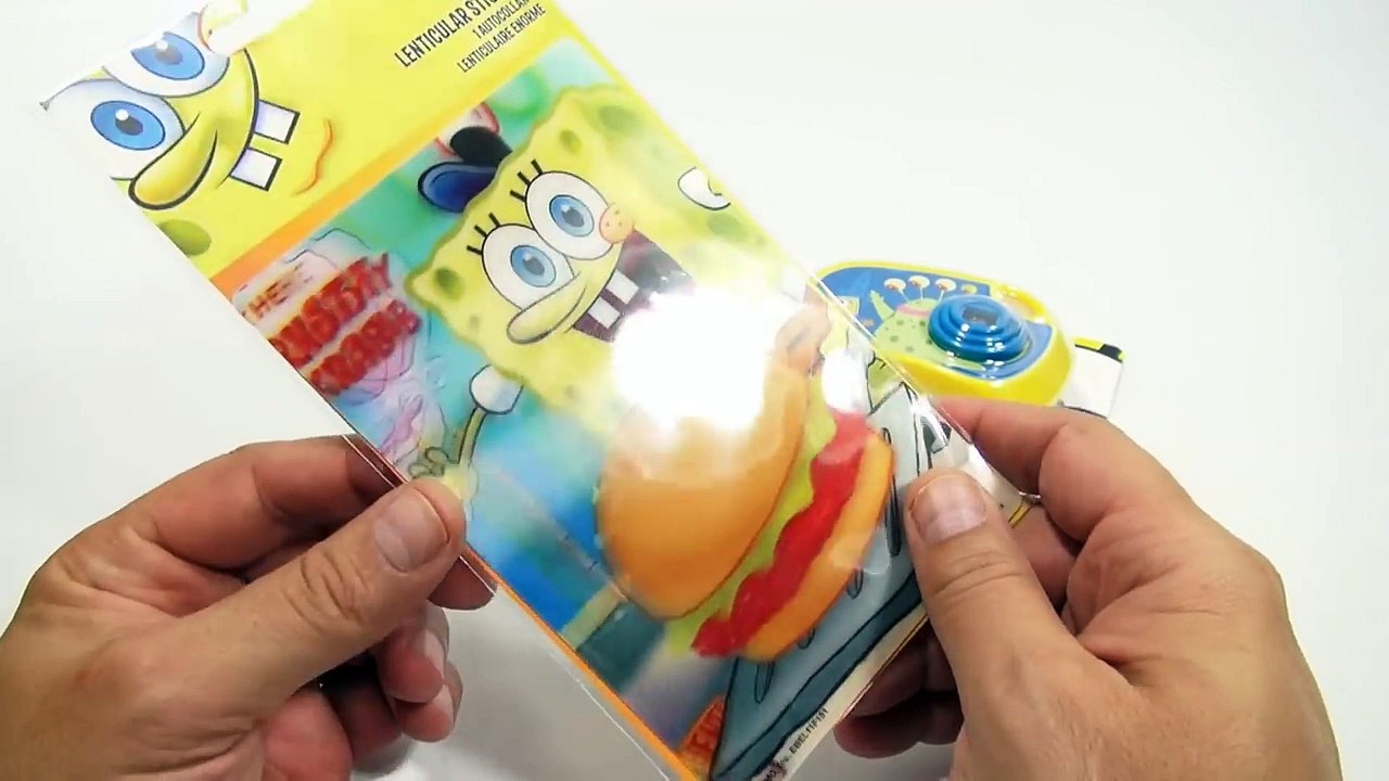 SpongeBob SquarePants Camera and Lenticular Sticker