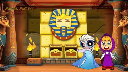 Masha Crying Pepa Doctor Givving Lollipop To Her Spiderman vs Frozen Elsa