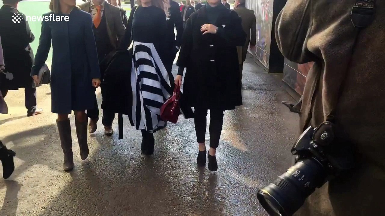 Zara Tindall arrives at Cheltenham Festival 2018