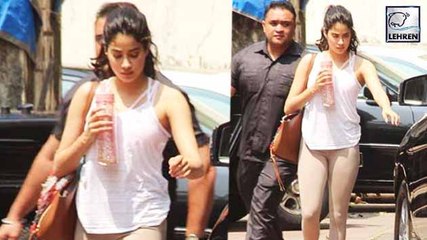 Jhanvi Kapoor Back To Gym Post Sridevi’s Prayer Meet