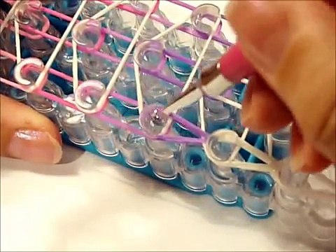 Rainbow Loom Dreifach Armband - Loom Bands Bracelet DIY, Loom Bandz Anleitung (deutsche Anleitung)