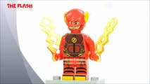 DCs Batman Superman Flash Atom & Marvels X-Men Minifigures & Big Figures Unofficial LEGO Set