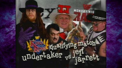 The Undertaker w/ Paul Bearer vs Jeff Jarrett w/ The Roadie KOTR Qualifying Match 5/29/95 (1/2)