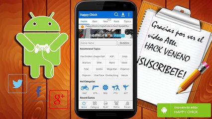 Conectar Mando Xbox 360 + Emulador Android Happy Chick #Hack Veneno