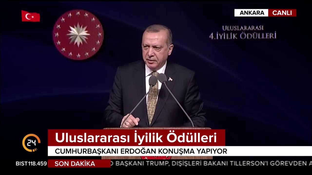 #SONDAKİKA Cumhurbaşkanı Erdoğan: Sivilleri canlı kalkan olarak