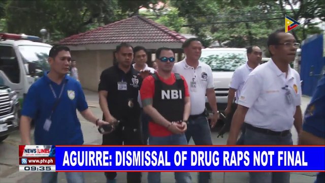 NEWS| Aguirre: Dismissal of drug raps not final