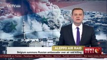 Belgium summons Russian ambassador over Aleppo air raid claims