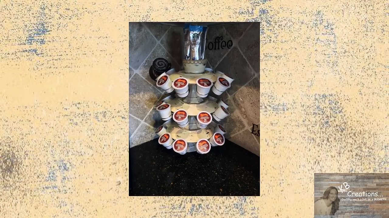 DIY Kcup holder using Dollar Tree items video Dailymotion