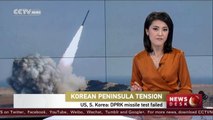 US, S. Korea say DPRK missile test failed