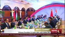BRICS Summit: Chinese President Xi holds talks with Indian PM