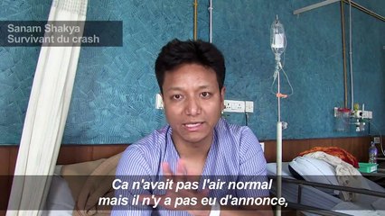 Crash d'avion au Népal: un survivant raconte