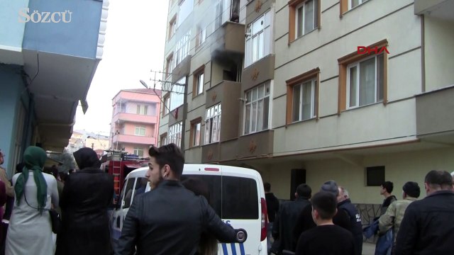 Ev sahibine kızdı, daireyi ateşe verdi