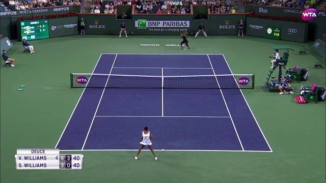 2018 Indian Wells Day 6 _ Shot of the Day _ Serena Williams
