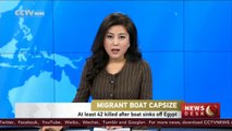 At least 42 killed after boat sinks off  Egyptian coast