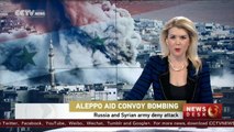 Russia and Syrian army deny carrying out airstrike on UN aid convoy