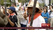 Thousands of Mexican protesters demand president's resignation