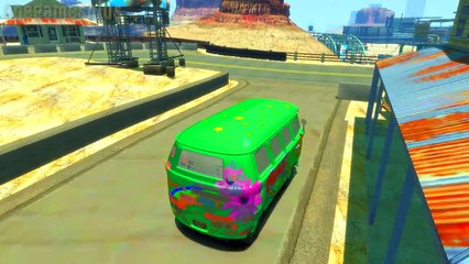 Hulk & Captain America Disney PIXAR cars Sheriff & Fillmore Nursery Rhymes Childrens Songs