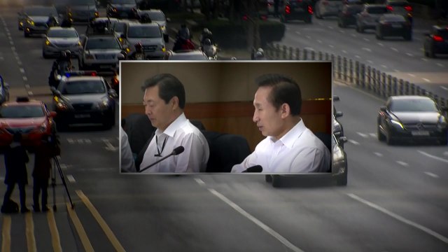 이 전 대통령 정치 보복 ...포토라인서 '대국민 입장' 발표 / YTN