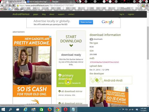 How to Install Android 5.1.1 on Samsung Galaxy Tab 2 7.0 (Wi-Fi)