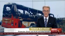 Taiwan bus crash aftermath: Prosecutor says driver was drunk and suicidal