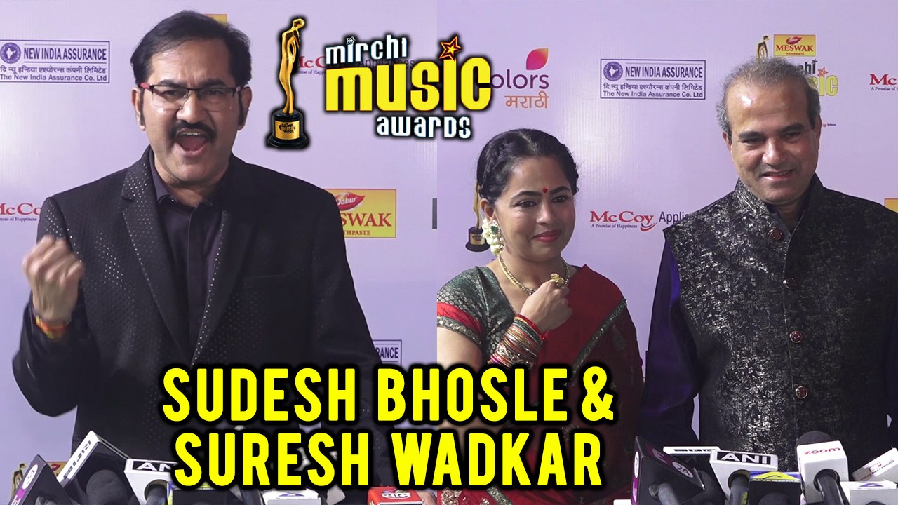 Suresh Wadkar & Sudesh Bhosale At Mirchi Music Award Marathi | Omkar Swarupa & Pahile Na Mi Tula