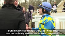 Young jockey gives male competitors run for their money