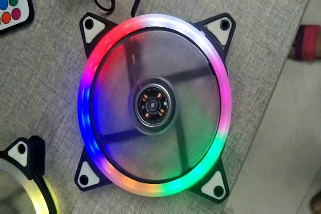 BBC UPCOMING RAINBOW DUAL RING 120 MM FAN
