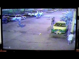 วงจรปิด 3 โจ๋รุมกระทืบ รปภ  สลบคาเท้า เหตุเตือนเรื่องเบิ้ลเครื่องรถ