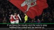 Arsenal is loved, the crowd will be behind us - Wenger
