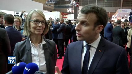 "J’ai décidé de ne pas me rendre sur le salon de la Russie", déclare Macron au Salon du Livre