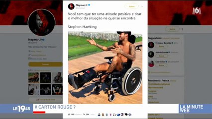 Le footballeur Neymar rend un hommage à Stephen Hawking qui fait grincer des dents - Regardez