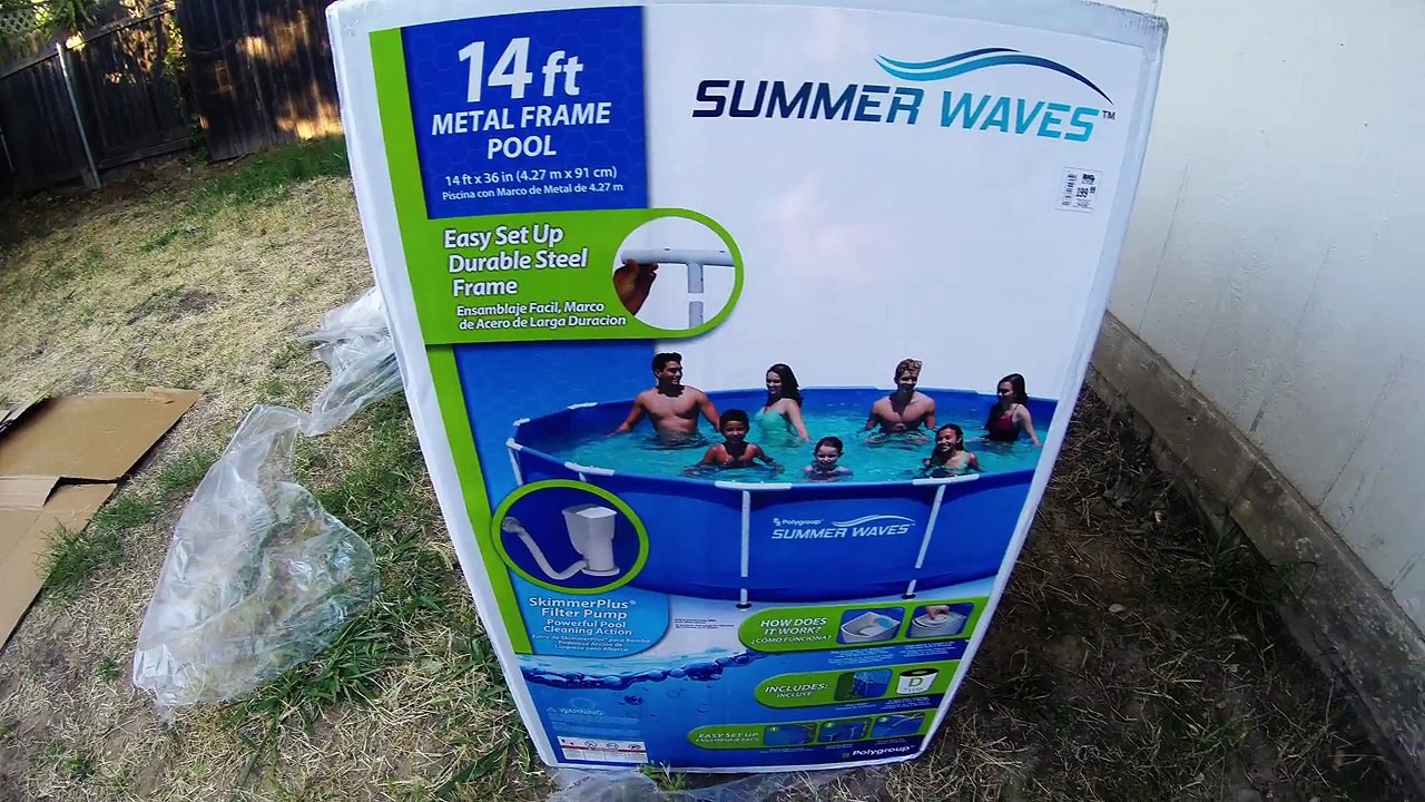 Polygroup Summer Waves Pool installation 14x36 (бассейн)─影片 Dailymotion