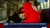 i24NEWS DESK | Sick and injured start leaving Syria's Ghouta  | Tuesday, March 13th 2018