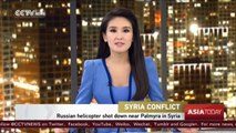 Russian helicopter shot down near Palmyra in Syria