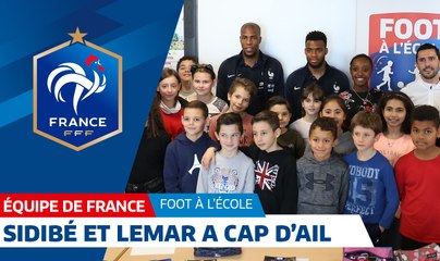 Foot à l'école avec Sidibé et Lemar à Cap d'Ail !