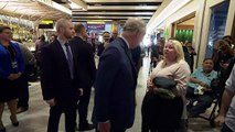 Prince Charles visits Heathrow security staff