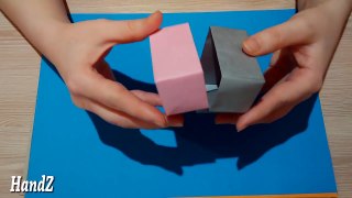 Great ideas for gifts. Heart box - Easy to do. Origami box. Cajita corazón