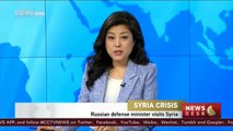 Russian defense minister visits Syria