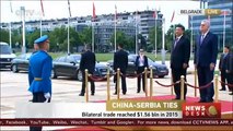 Serbian President holds welcoming ceremony for President Xi