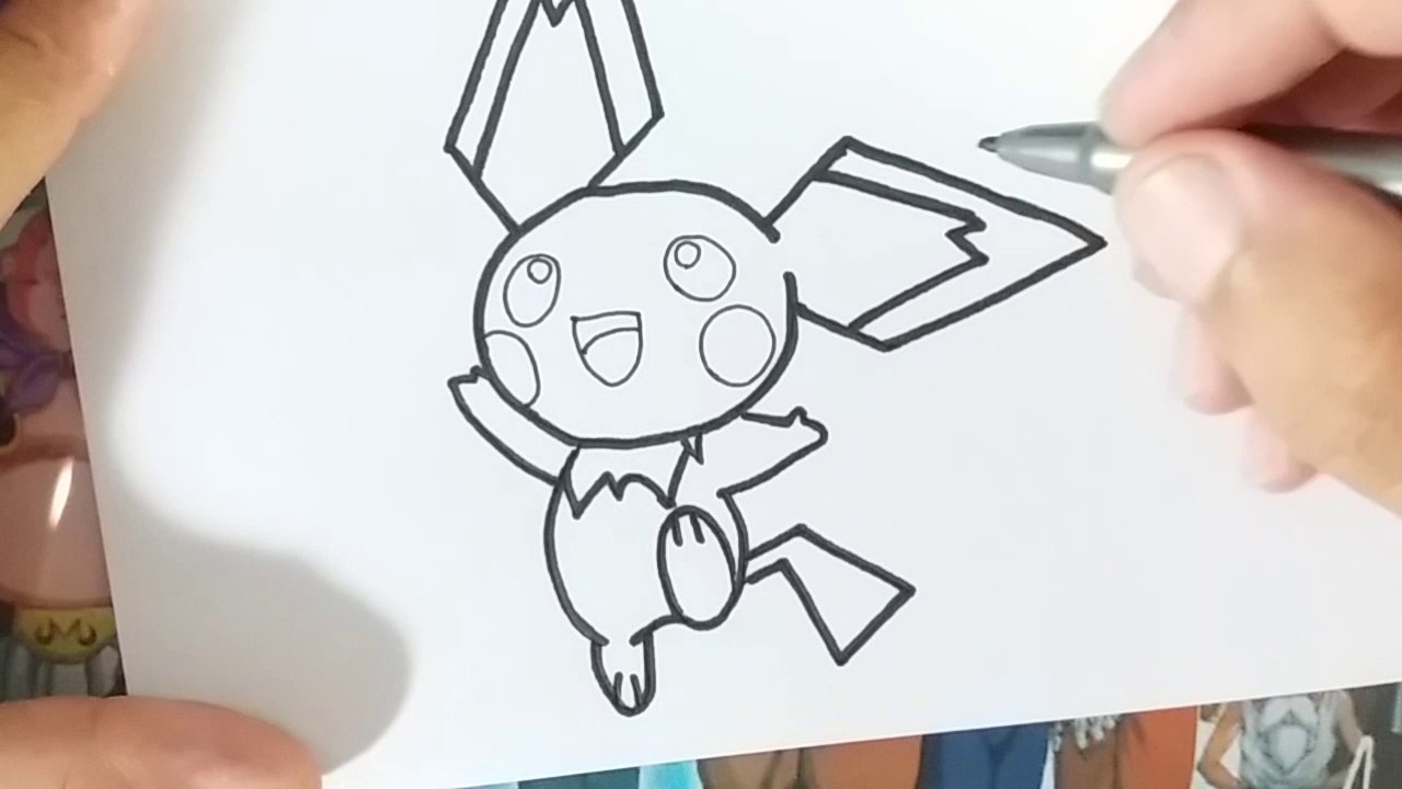 Como Desenhar POKEMÓN - RICHU