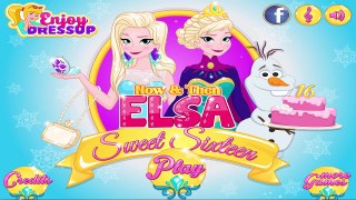 Frozen Elsa, Princess Rapunzel, Anna Frozen - Princess Ariel Sweet Sixteen Games HD