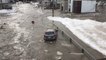 Ce 4x4 Nissan flotte dans les inondations au Québec !