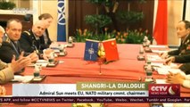 Admiral Sun meets EU, NATO military chairmen