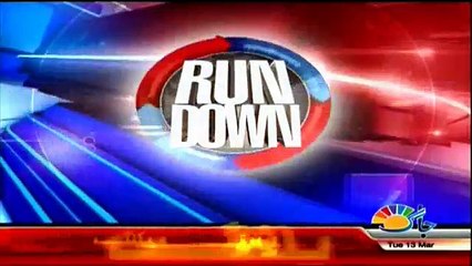 Run Down - 13th March 2018